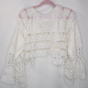 *Rish by Yoav Rish Gypsy Bell Bridal Top, Sz S